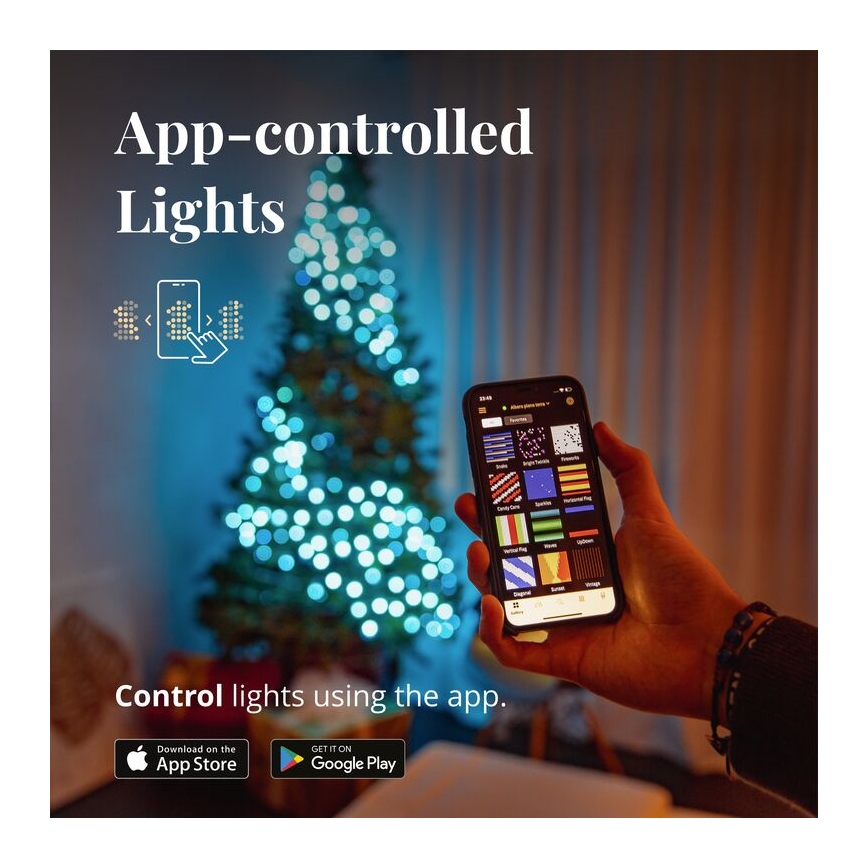 Twinkly - LED RGBW Stmívatelný venkovní  řetěz STRINGS 250xLED 23,5m IP44 Wi-Fi