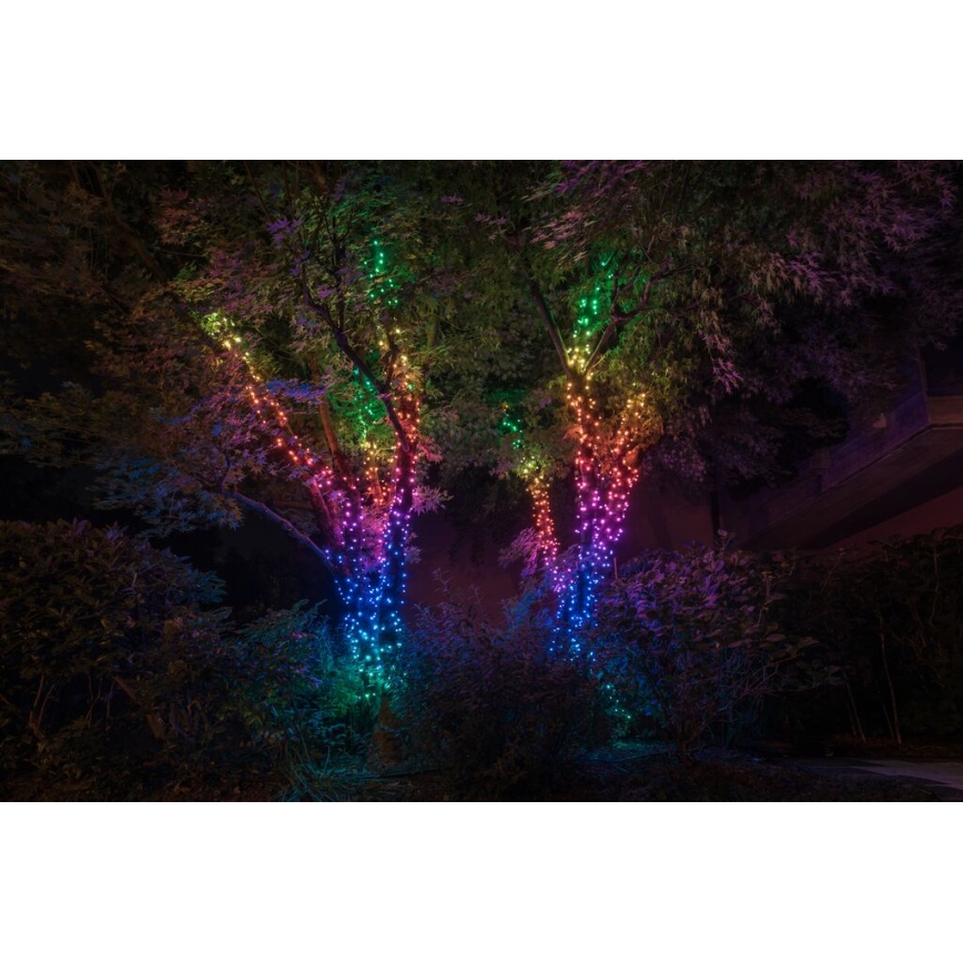 Twinkly - LED RGBW Stmívatelný venkovní vánoční řetěz STRINGS 250xLED 23,5m IP44 Wi-Fi