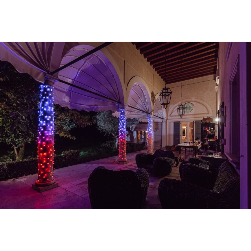 Twinkly - LED RGBW Stmívatelný venkovní vánoční řetěz STRINGS 250xLED 23,5m IP44 Wi-Fi