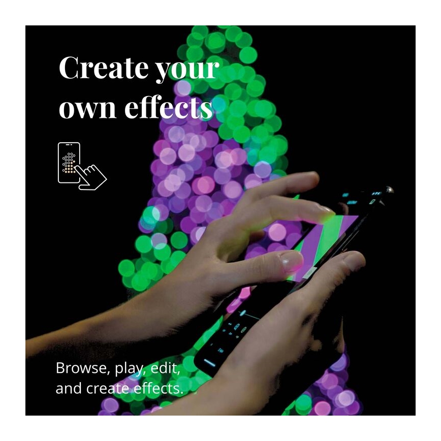 Twinkly - LED RGBW Stmívatelný venkovní vánoční řetěz STRINGS 250xLED 23,5m IP44 Wi-Fi