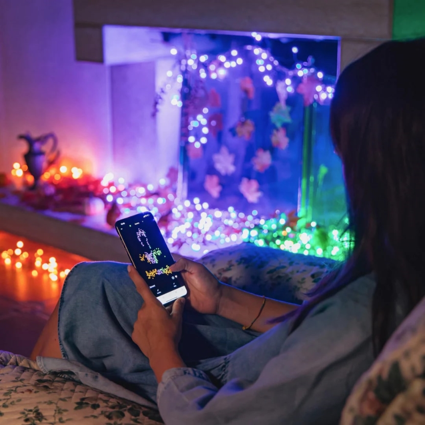 Twinkly - LED RGBW Stmívatelný venkovní  řetěz STRINGS 250xLED 23,5m IP44 Wi-Fi