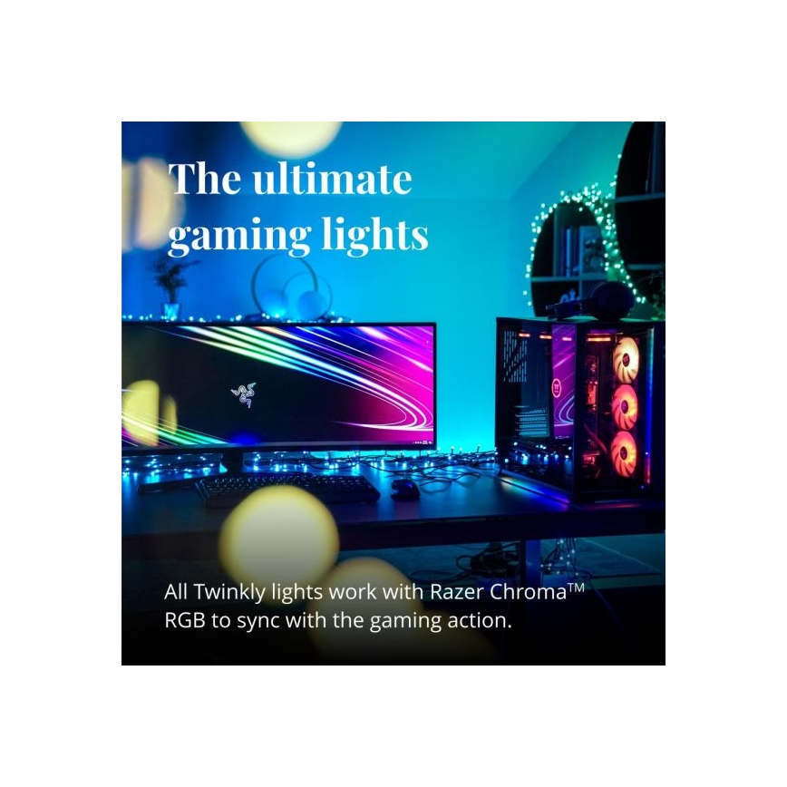 Twinkly - LED RGBW Stmívatelný venkovní  řetěz STRINGS 250xLED 23,5m IP44 Wi-Fi