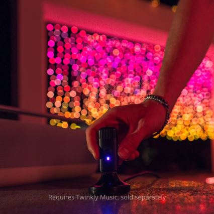 Twinkly -  LED RGBW Stmívatelný venkovní vánoční závěs CURTAIN 400xLED 6 m IP44 Wi-Fi