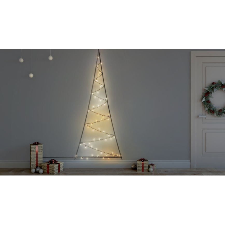Twinkly - LED RGBW Stmívatelný venkovní vánoční stromeček LIGHT TREE 70xLED IP44 Wi-Fi