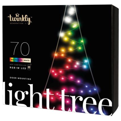 Twinkly - LED RGBW Stmívatelný venkovní vánoční stromeček LIGHT TREE 70xLED IP44 Wi-Fi