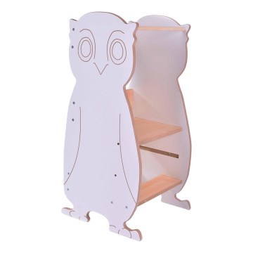Učící věž OWL bílá/javor