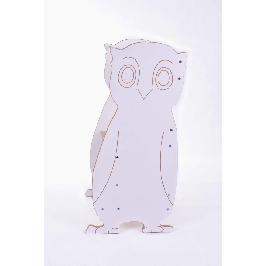 Učící věž OWL bílá/javor