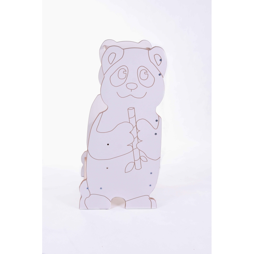 Učící věž PANDA bílá/javor