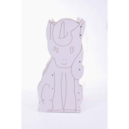 Učící věž UNICORN bílá/javor
