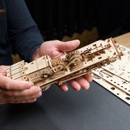 Ugears - 3D dřevěné mechanické puzzle Harry Potter Bradavický expres