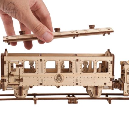 Ugears - 3D dřevěné mechanické puzzle Harry Potter Bradavický expres