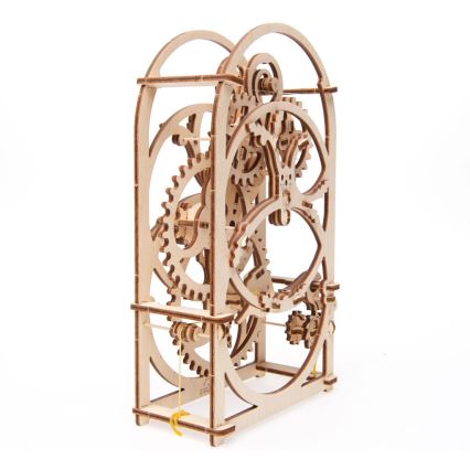 Ugears - 3D dřevěné mechanické puzzle Hodinový strojek