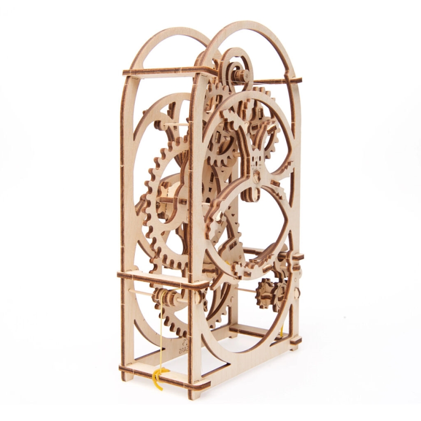 Ugears - 3D dřevěné mechanické puzzle Hodinový strojek