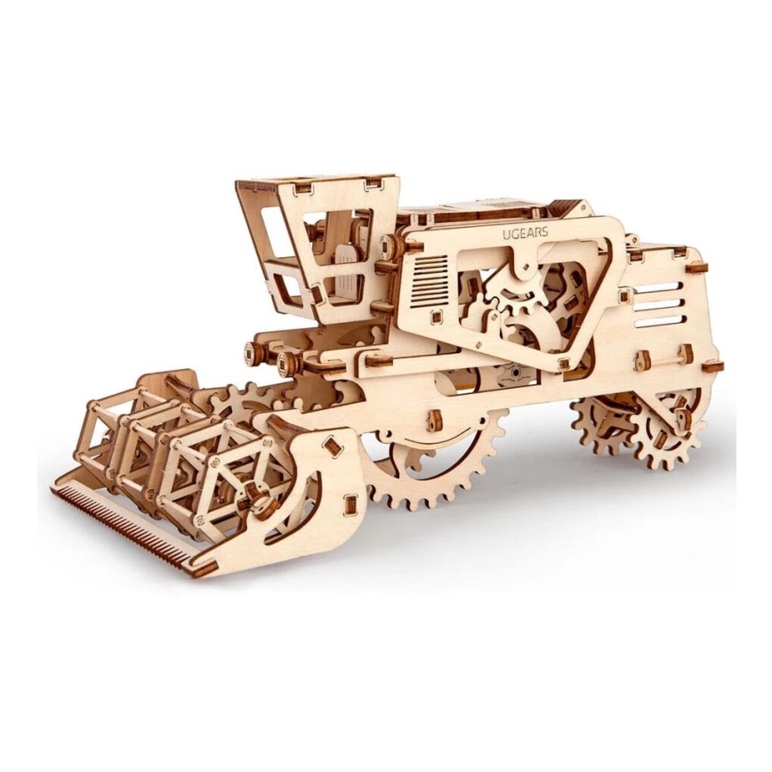 Ugears - 3D dřevěné mechanické puzzle Kombajn