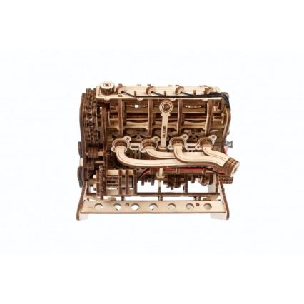 Ugears - 3D dřevěné mechanické puzzle Motor V8