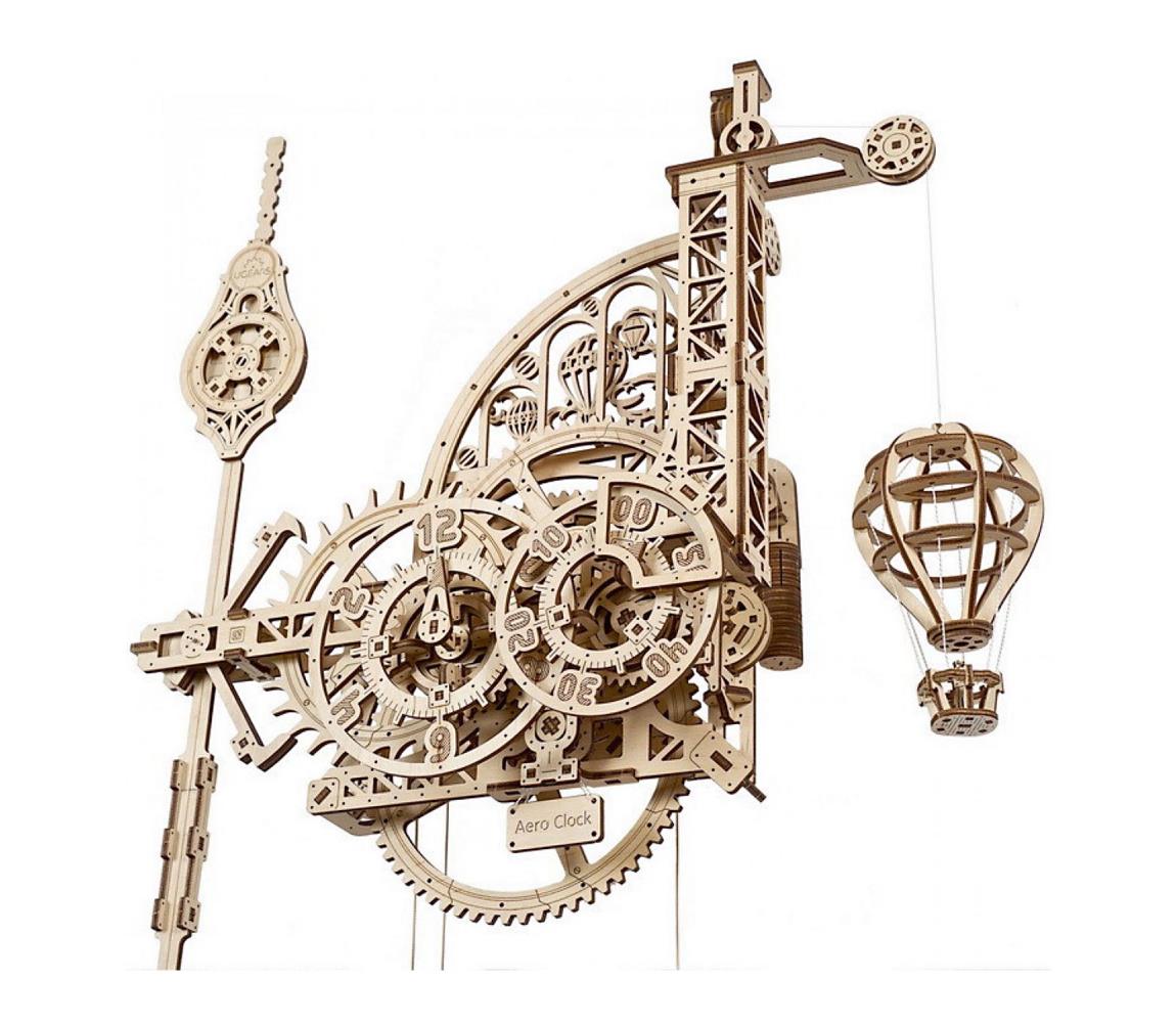 Ugears 3D puzzle Aero Clock s kyvadlem 320 ks