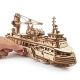 Ugears - 3D dřevěné mechanické puzzle Výzkumná loď