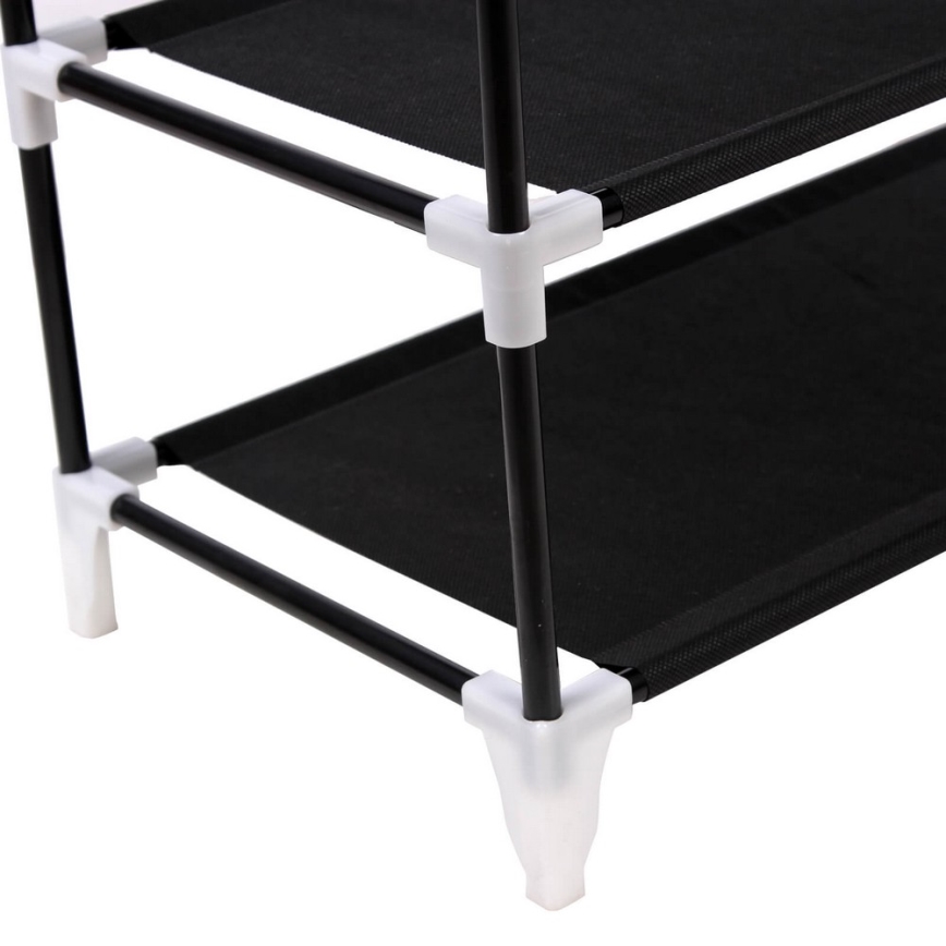 Úložná látková skříň s policemi MATIS 58x160 cm černá