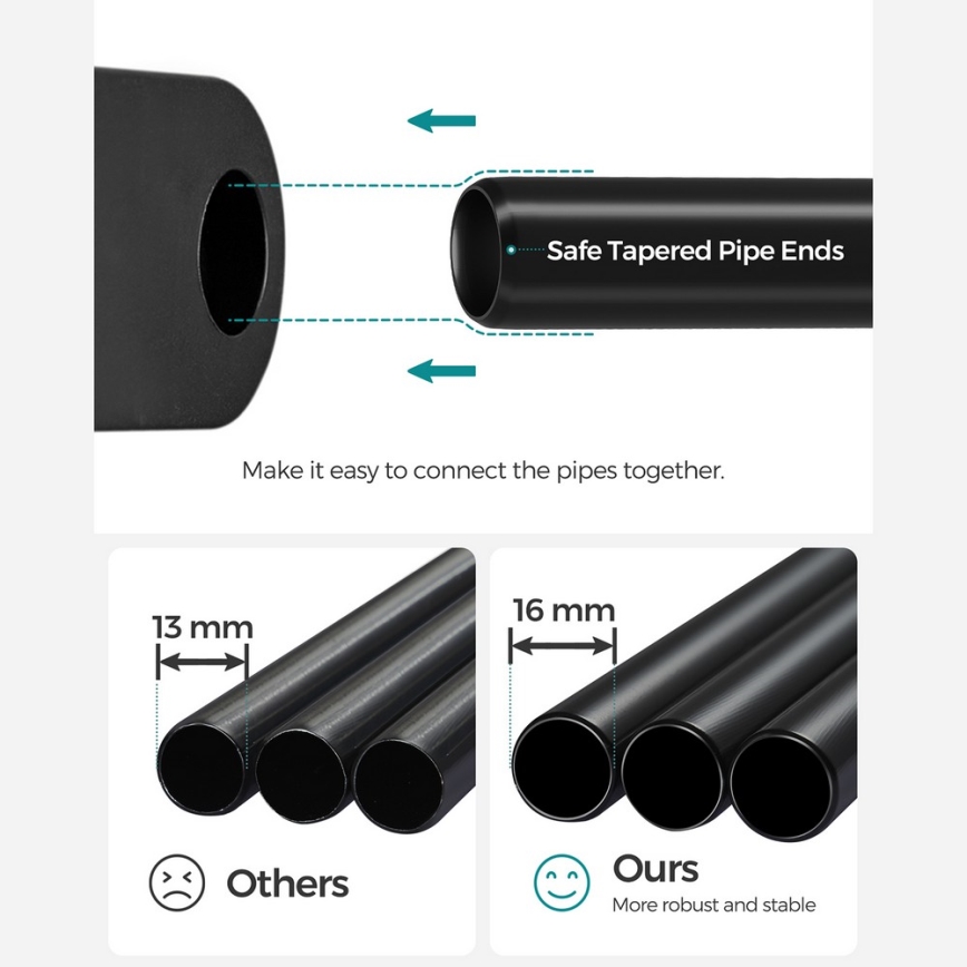 Úložná skříň s policemi a šatní tyčí MATIS 138x182 cm černá