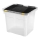 Úložný box 36 l černá/čirá