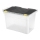 Úložný box 54 l černá/čirá