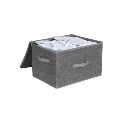 Úložný box se zipem 3 ks CURAN šedá