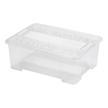 Úložný box TEX BOX 10 l čirá