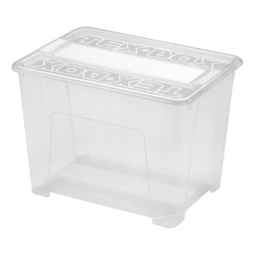 Úložný box TEX BOX 21 l čirá