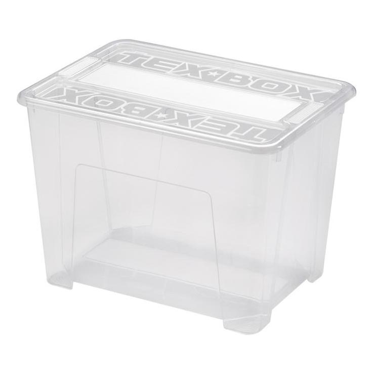 Úložný box TEX BOX 21 l čirá