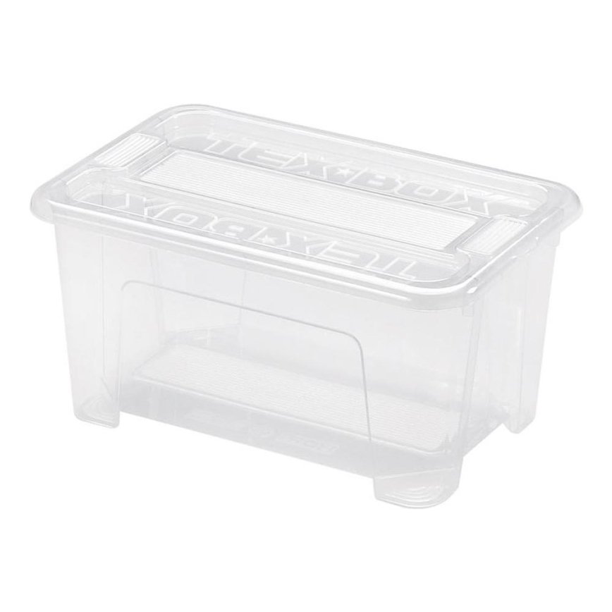 Úložný box TEX BOX 4,5 l čirá