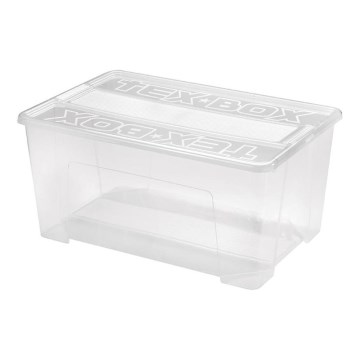 Úložný box TEX BOX 48 l čirá