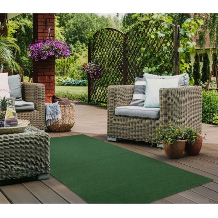 Umělý travní koberec PEMBA 100x200 cm 7 mm zelená