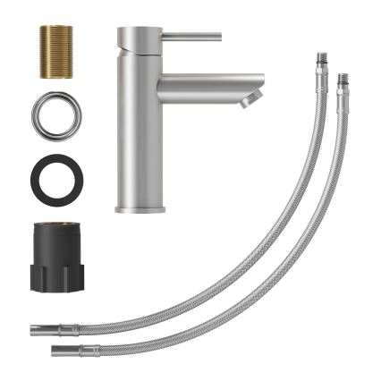 Umyvadlová baterie RINGSTED 17,8 cm kartáč. nerez