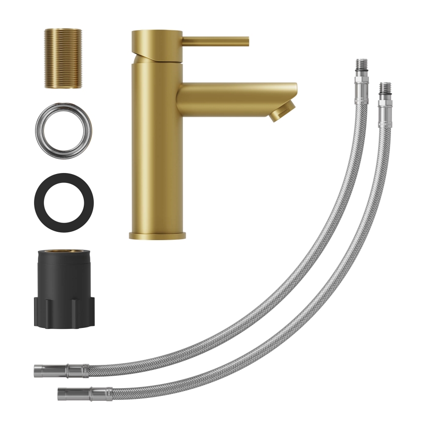 Umyvadlová baterie RINGSTED 17,8 cm kartáčovaná mosaz