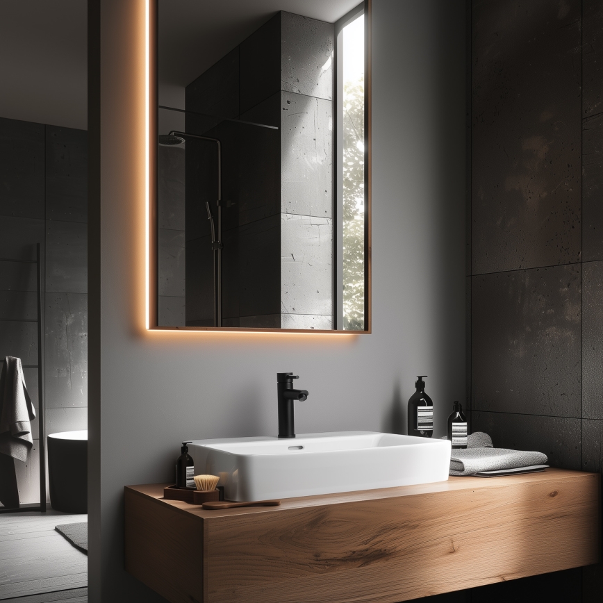 Umyvadlová baterie RINGSTED 17,8 cm matná černá