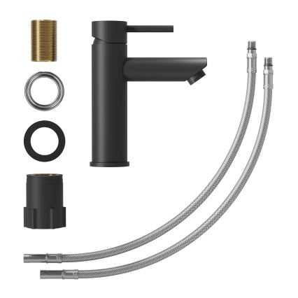 Umyvadlová baterie RINGSTED 17,8 cm matná černá