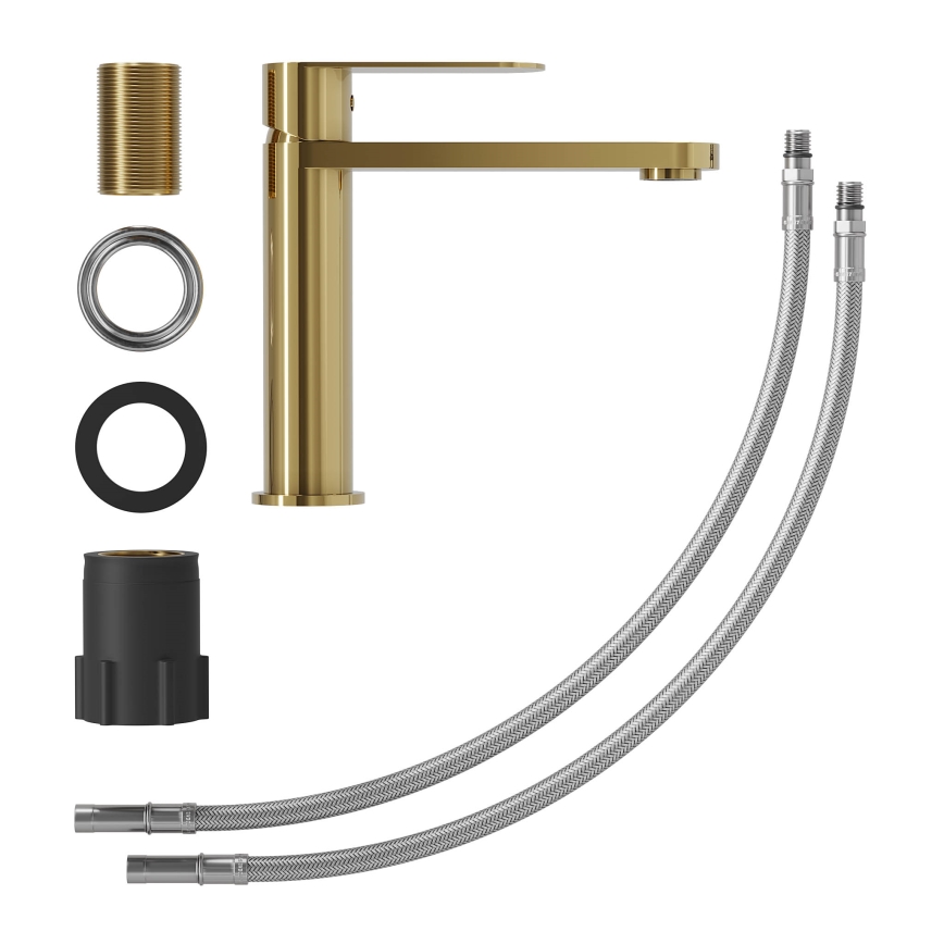 Umyvadlová baterie TARNBY 17,3 cm lesklá mosaz