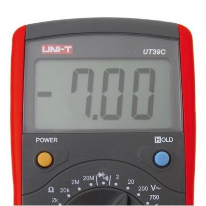 Uni-T UT39C - Multimetr 9V