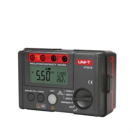Uni-T UT501B - Tester izolačního odporu 6xAA