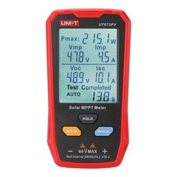 Uni-T UT673PV - Solární multimetr MPPT