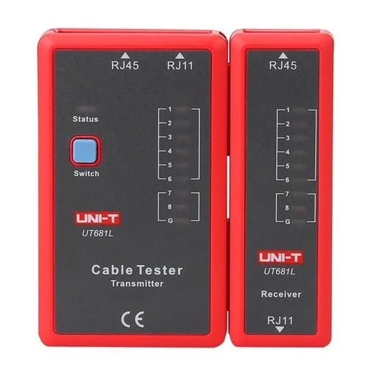 Uni-T UT681L - Tester kabelu 9V 1x6LR61