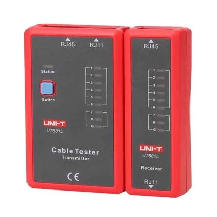 Uni-T UT681L - Tester kabelu 9V 1x6LR61