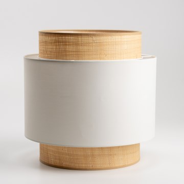 Univerzální stínidlo KERIA pr. 30 cm béžová/bílá