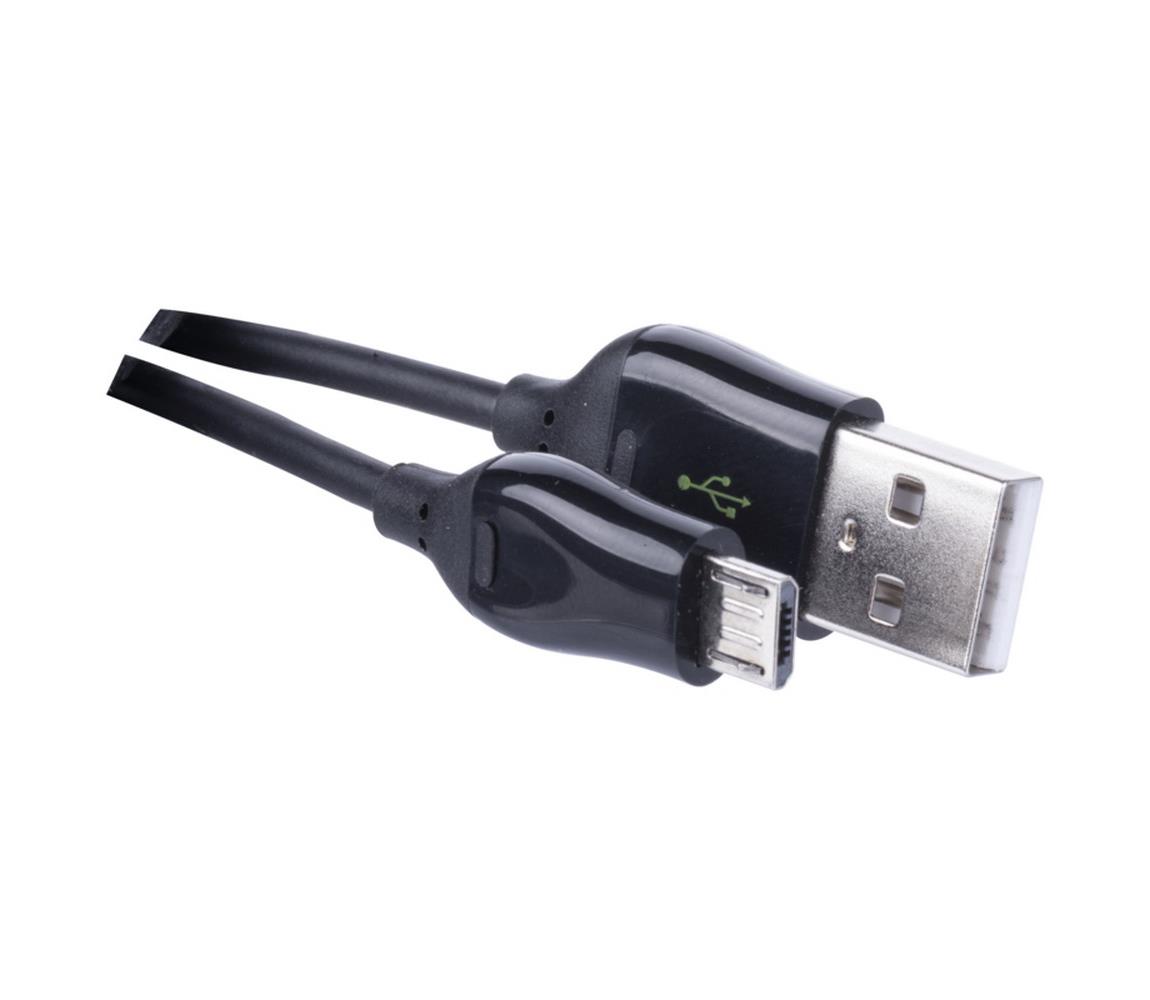 EMOS USB kabel USB 2.0 A konektor/USB B micro konektor černá