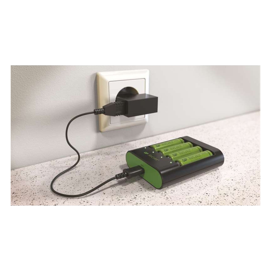 USB Nabíječka baterií RECYKO+ PRO 4xAA 2000 mAh 230V