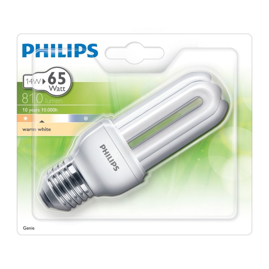 Úsporná žárovka Philips E27/14W/230V 2700K