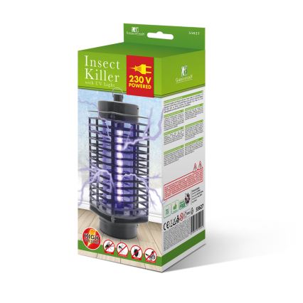 UV Elektrický lapač hmyzu 1,2W/230V černá