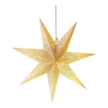 Vánoční dekorace 1xE14/25W/230V pr. 60 cm zlatá