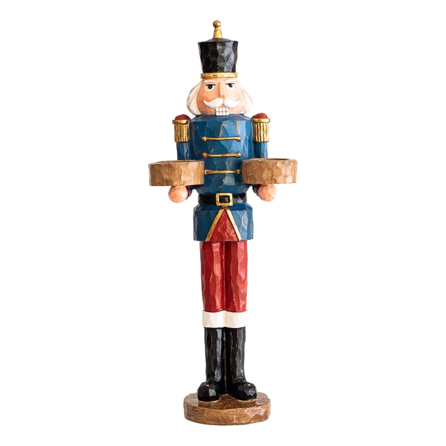 Vánoční dekorace 43 cm louskáček