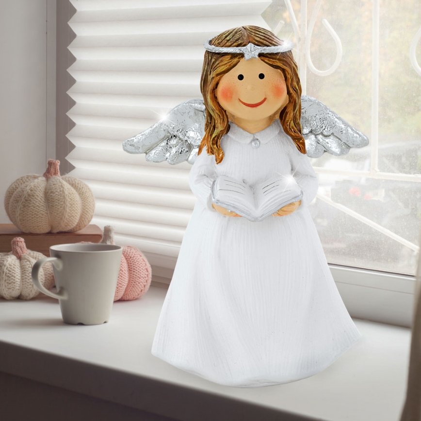 Vánoční dekorace anděl s knihou 160 cm